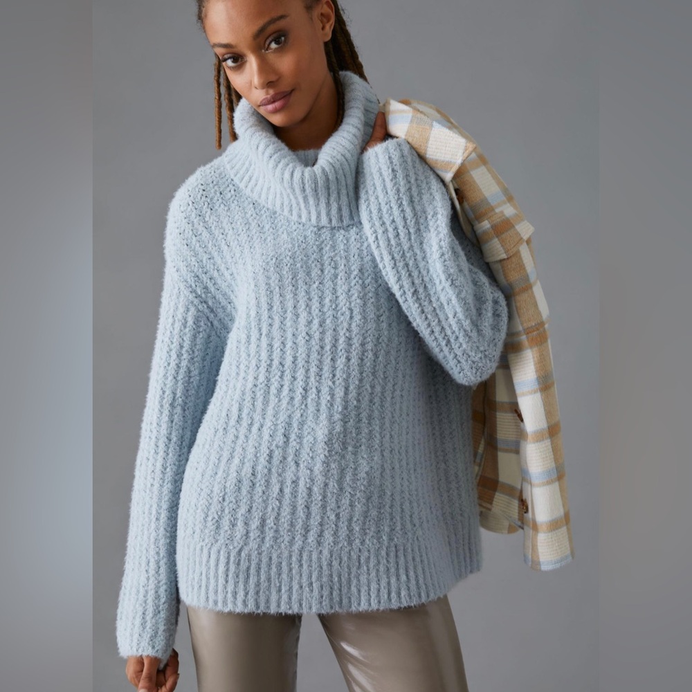 Anthropologie Maeve Ultrasoft Cowl Neck Knitted Sweater Size Small
